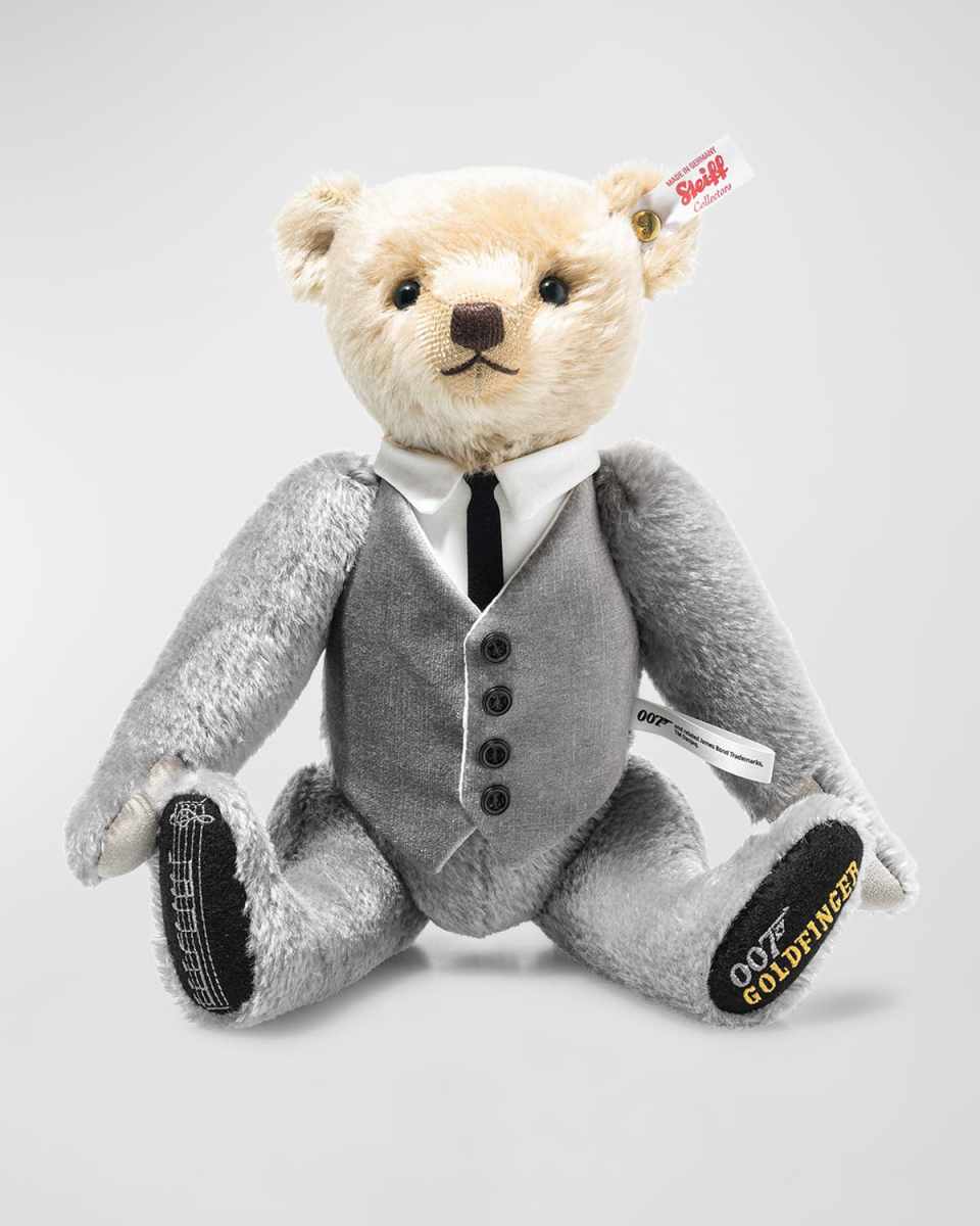 James Bond Goldfinger Musical Teddy Bear